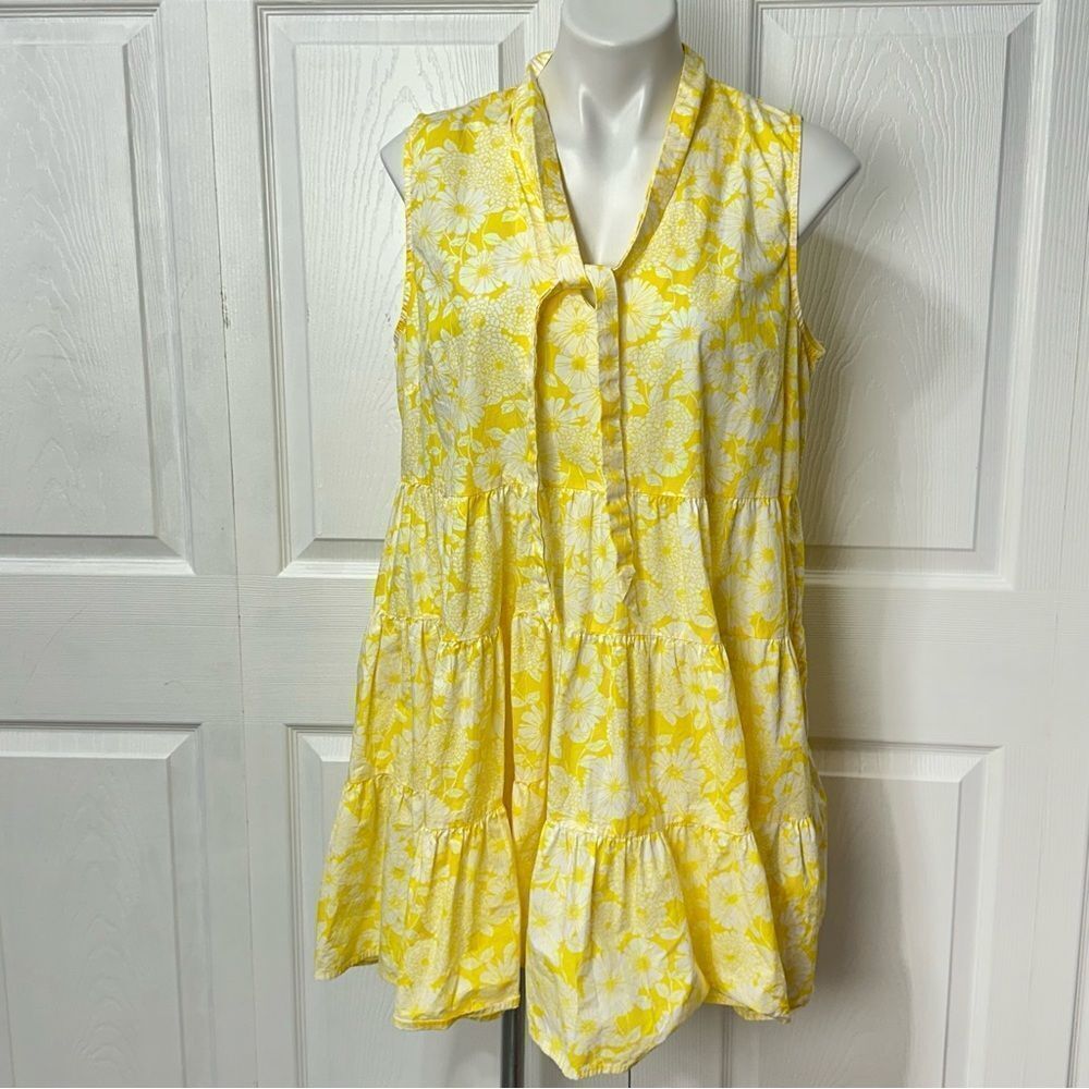 Lisa Marie Fernandez Target Collab Summer Dress Floral Sleeveless Midi
